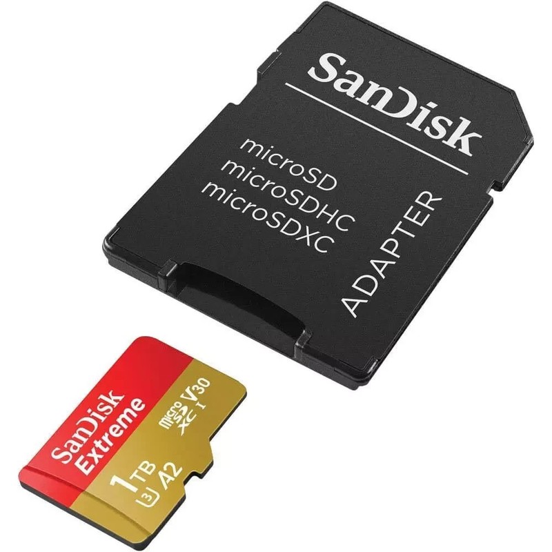 SANDISK 1TB EXTREME MICRO SD MICROSDXC CLASS 10 V30 A2 UHS-IU3 MEMORY CARD gallery