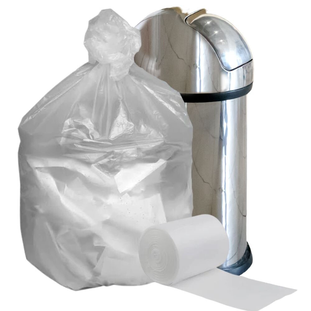 Plasticplace 40-45 Gallon High Density Trash Bags - Clear, case of 250 bags gallery
