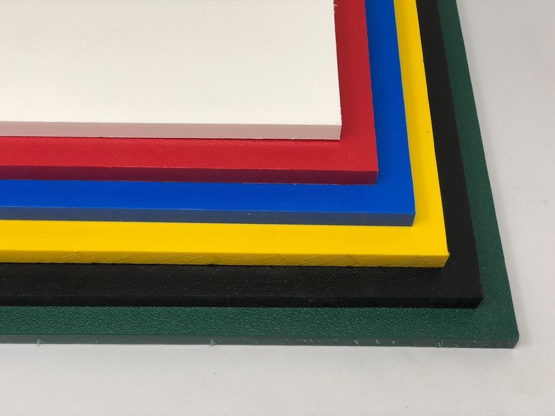 Color Coded Plastic (HDPE) Cutting Board 1/2” - .500” Thick You Pick The Size gallery