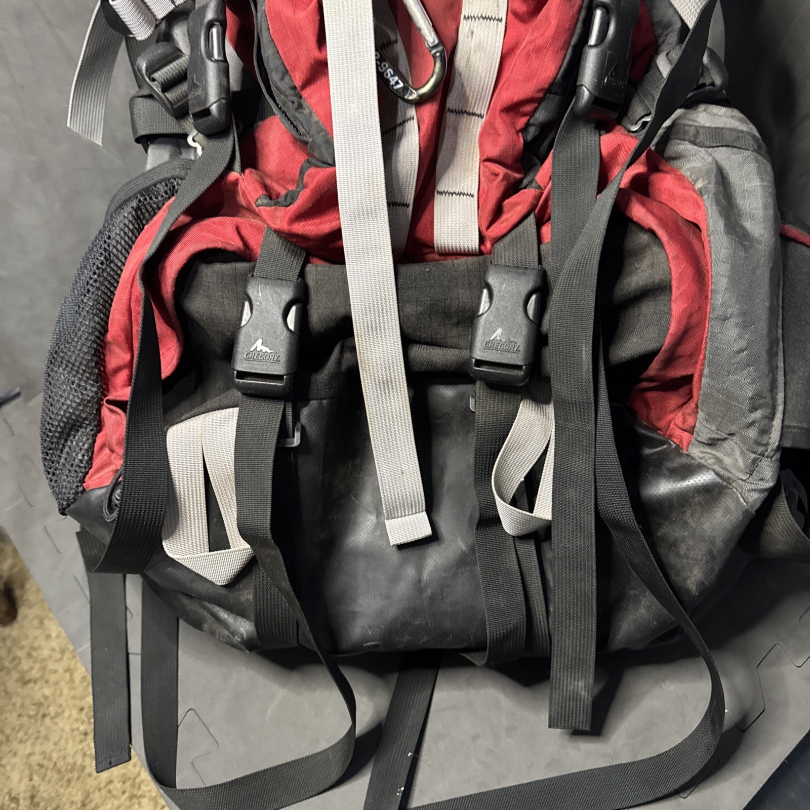 Gregory Palisade 80L Internal Frame Backpack Red/Black Medium Hiking GreatShape 4