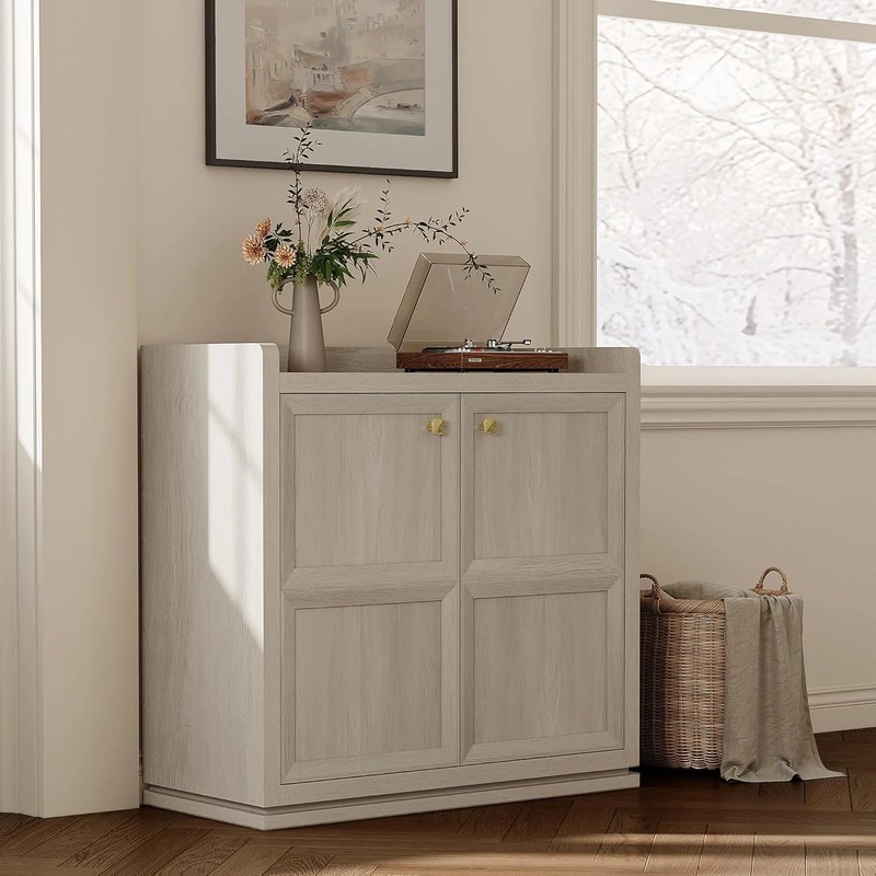 Buffet Cabinet with Storage 101" Sideboard Accent Storage Cabinet for Bedroom gallery