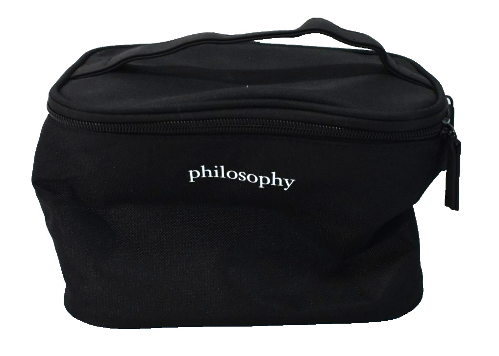 Philosophy Mini Carry Bag Zippered Storage Bag Rectangular 9" L x 5" H x 5" W gallery