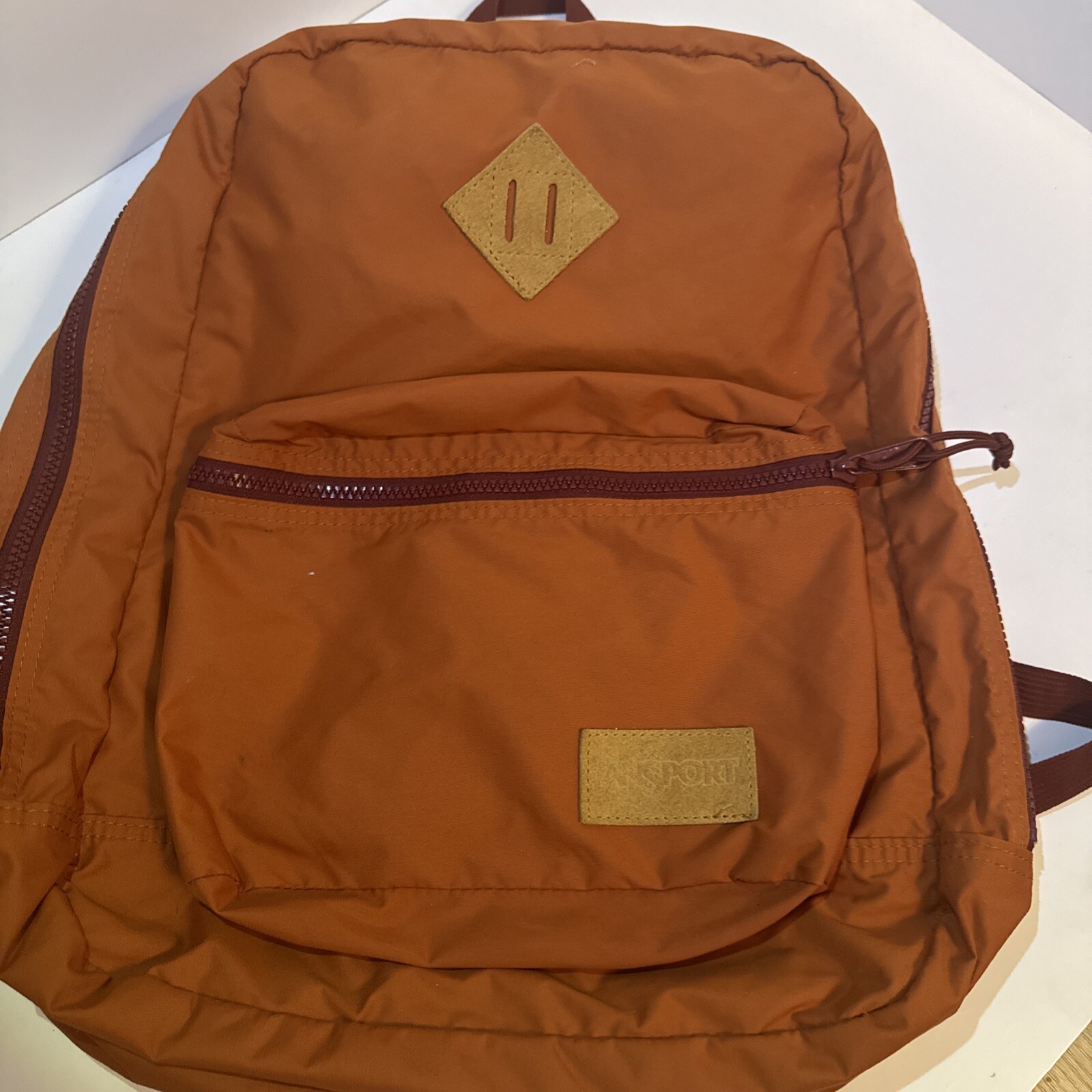 Jansport BACKPACK  Umber Red Rust Super Lite