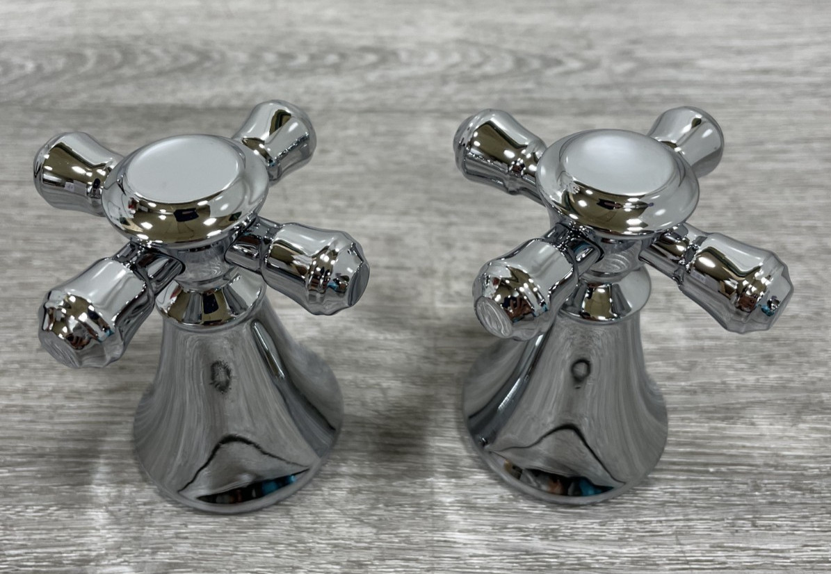 DELTA H295 Cross Bath Faucet / Bidet Handles - Chrome gallery