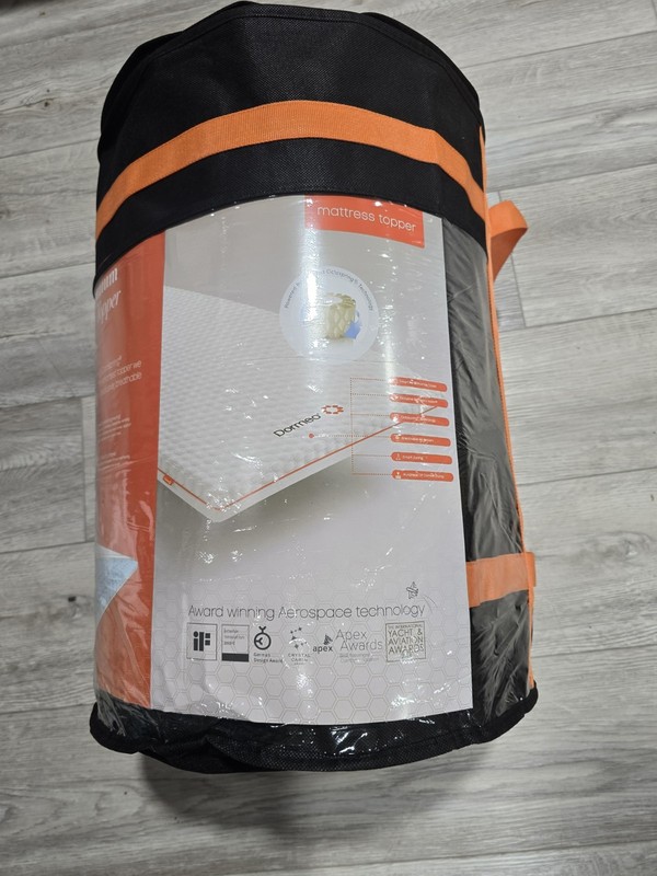 Dormeo Premium Cooling Mattress Topper Ergonomic With Octaspring New In Box gallery