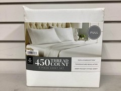 Member’s Mark 450 Thread Count Solid Sheet Set-Full Size