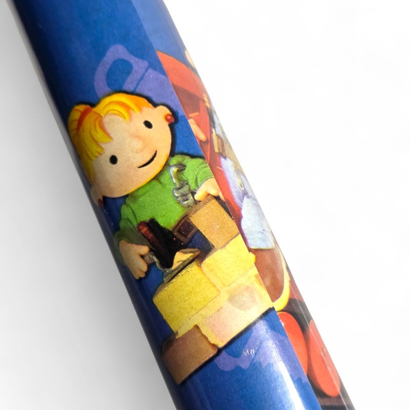 Bob The Builder Gift Wrap Wrapping Paper Roll Vintage Y2K 2002 25X5 Feet SEALED gallery