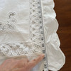 Battenburg Lace Pillow Sham Standard (1) White Scalloped Cottage Shabby Chic gallery