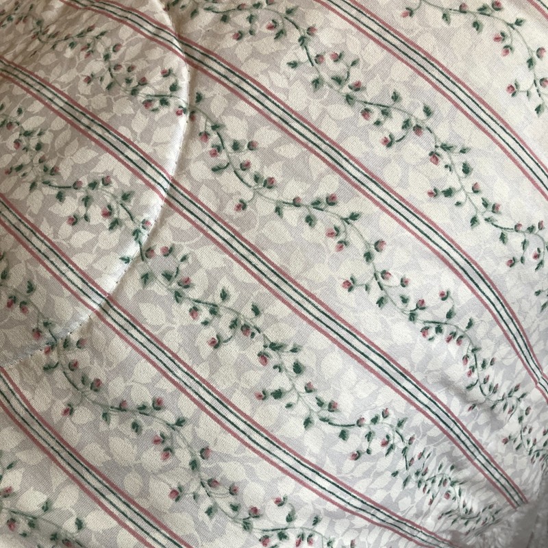 Full Size Comforter Reversible 2 Ruffle Pillow Shams Pink Rose Bows Cottage Core gallery