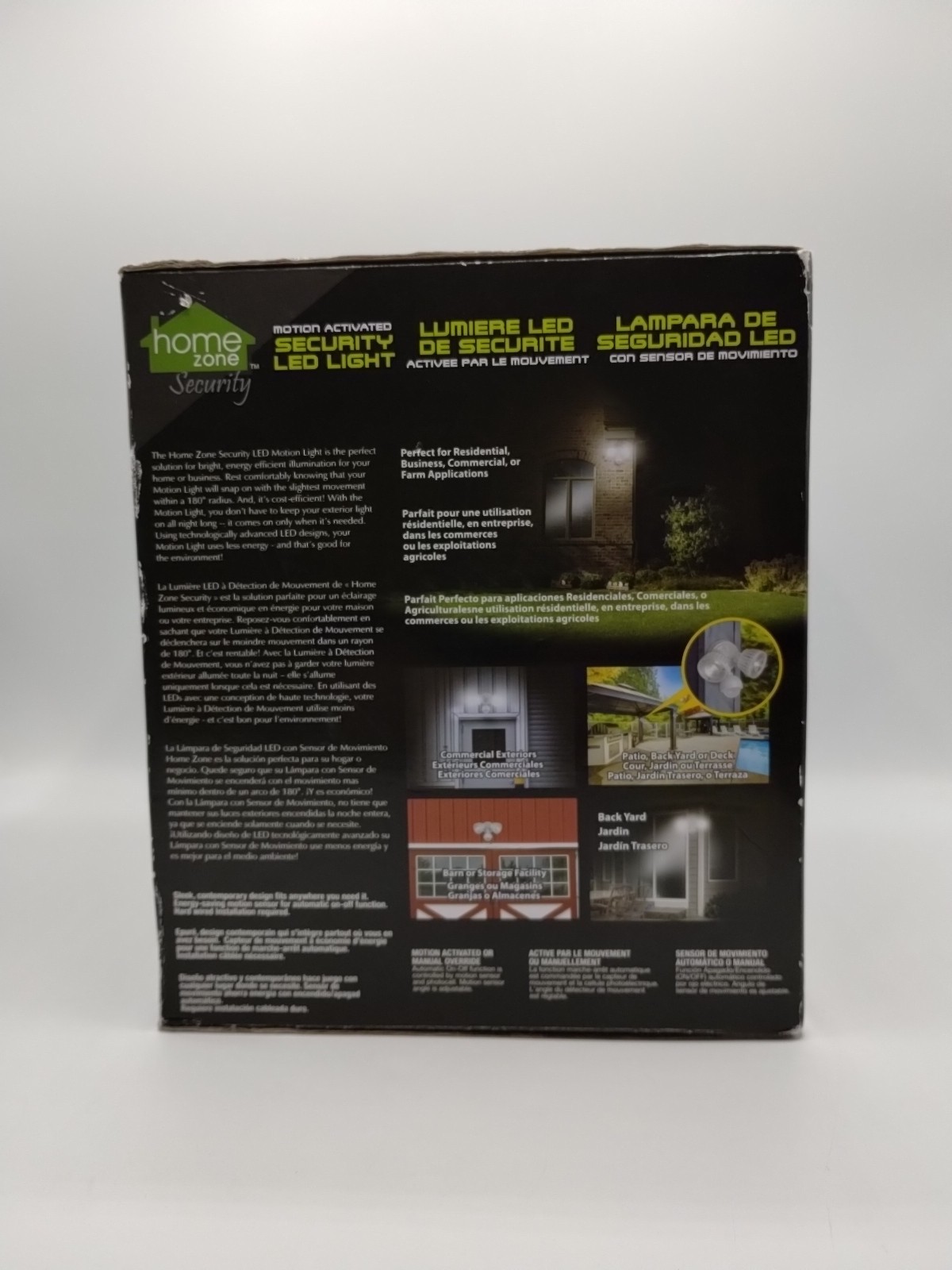 Home Zone Security Light Motion Activated LED 2500 Lumens 180° Detection 962680 gallery