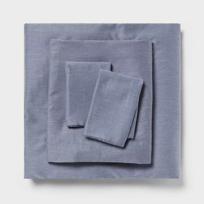 Cotton Blend Sateen Sheet Set - Room Essentials gallery