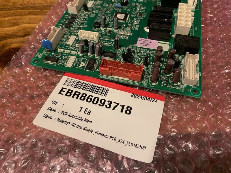NEW (Open Box) LG Main Control Board Part # EBR86093718 gallery