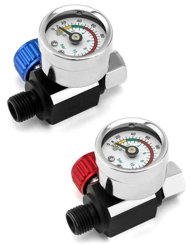 Air Pressure Regulator Kit, 1/4"-G Spray Paint Gun Air Adjusting Valve Regulator gallery