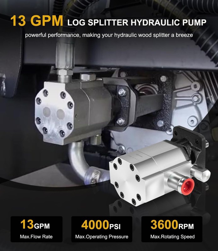 Log Splitter Build Kit 13 GPM Hydraulic Wood Splitter Pump 4000 PSI 2 Stage, etc gallery