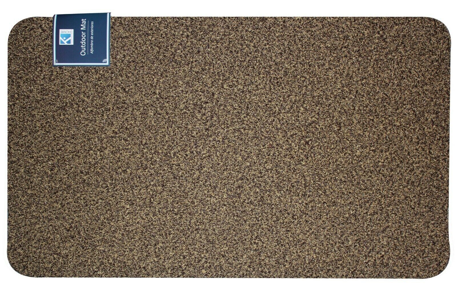 Outdoor Mat Doormats, Entryway Welcome Mats Rubber Back Polypropylene Rug 18x30" gallery