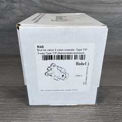 Riobel R45 3-Way Type T/P (Thermostatic/Pressure Balance) Coaxial Valve
