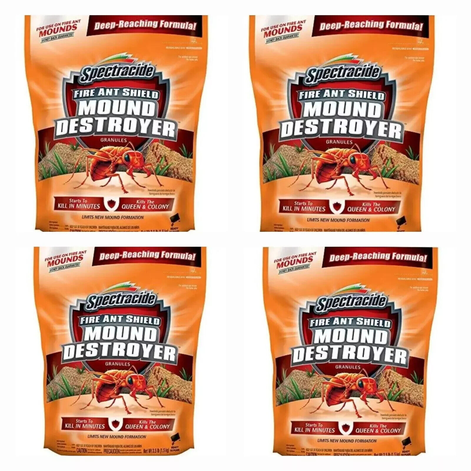 (4) Spectracide Fire Ant Mound Destroyer Granules 14 lbs - (4 X 3.5lbs) HG-96470 gallery
