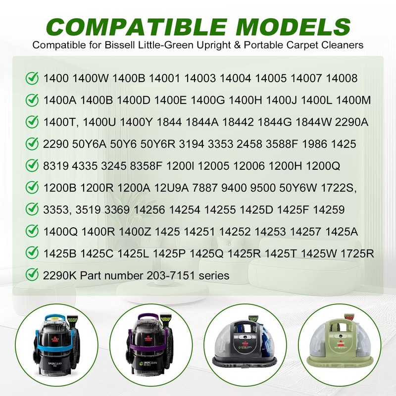1400B Little Green Machine Attachment Brush Replacement Parts for Bissell Lit... gallery
