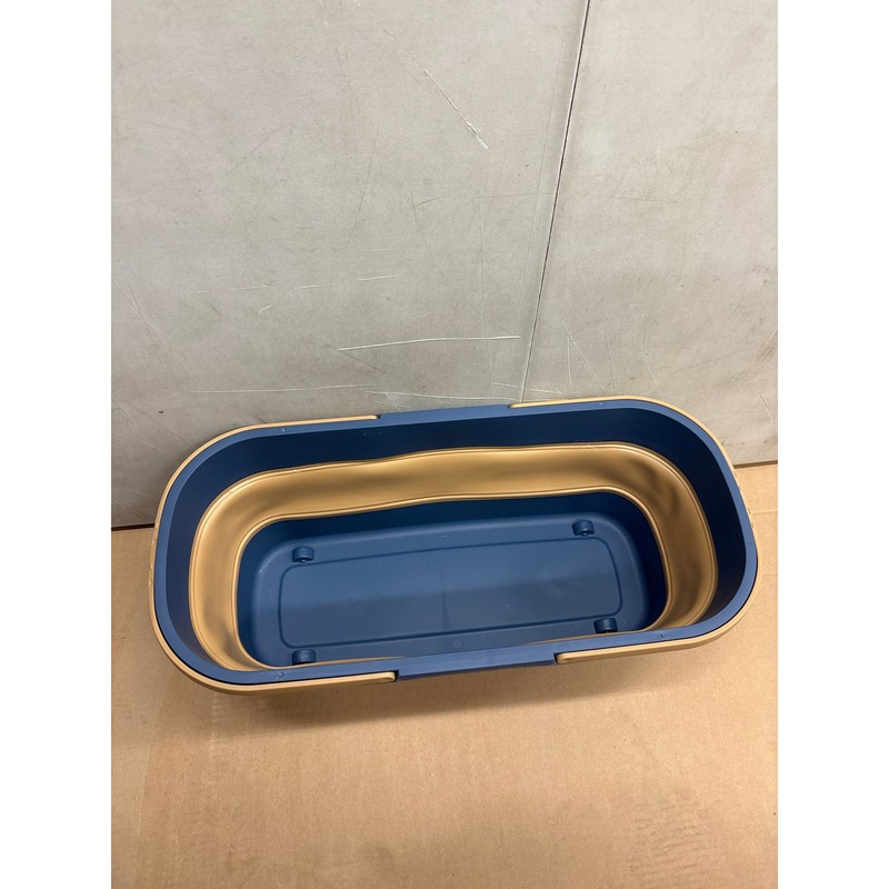 MircleMop Collapsible Mop Bucket, Blue and Tan JUST THE BUCKET 22x10x8" gallery