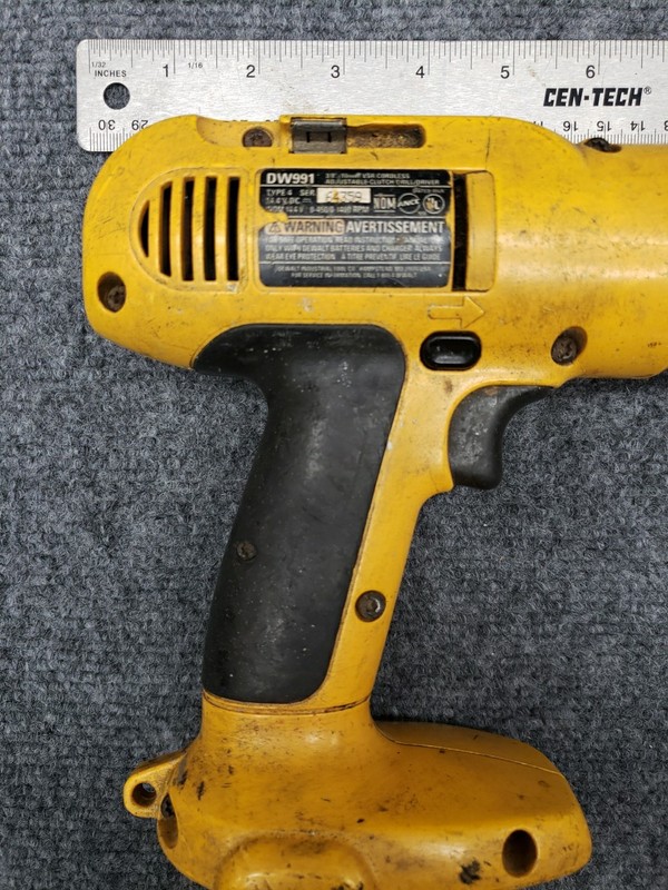 Dewalt DW991 3/8" Cordless Drill/Driver 14.4V Tool Only Used. Not Tested. Parts gallery