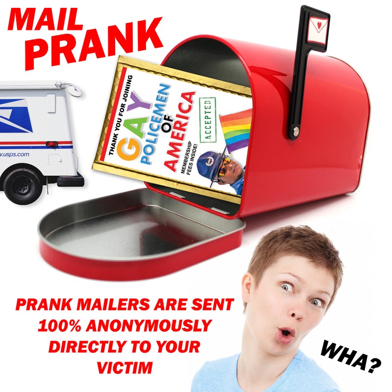 Gay Policeman Prank Mail Practical Joke Sent Directly to Friends gallery