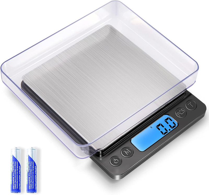 Digital Food Kitchen Scale Upgraded, 3000G/0.1G High Accuracy Mini Pocket Scale gallery