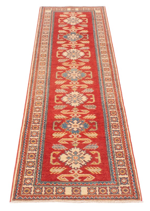 2'9" x 10'5" Vintage Hand-knotted Runner Rug Traditional Oriental Wool Carpet gallery
