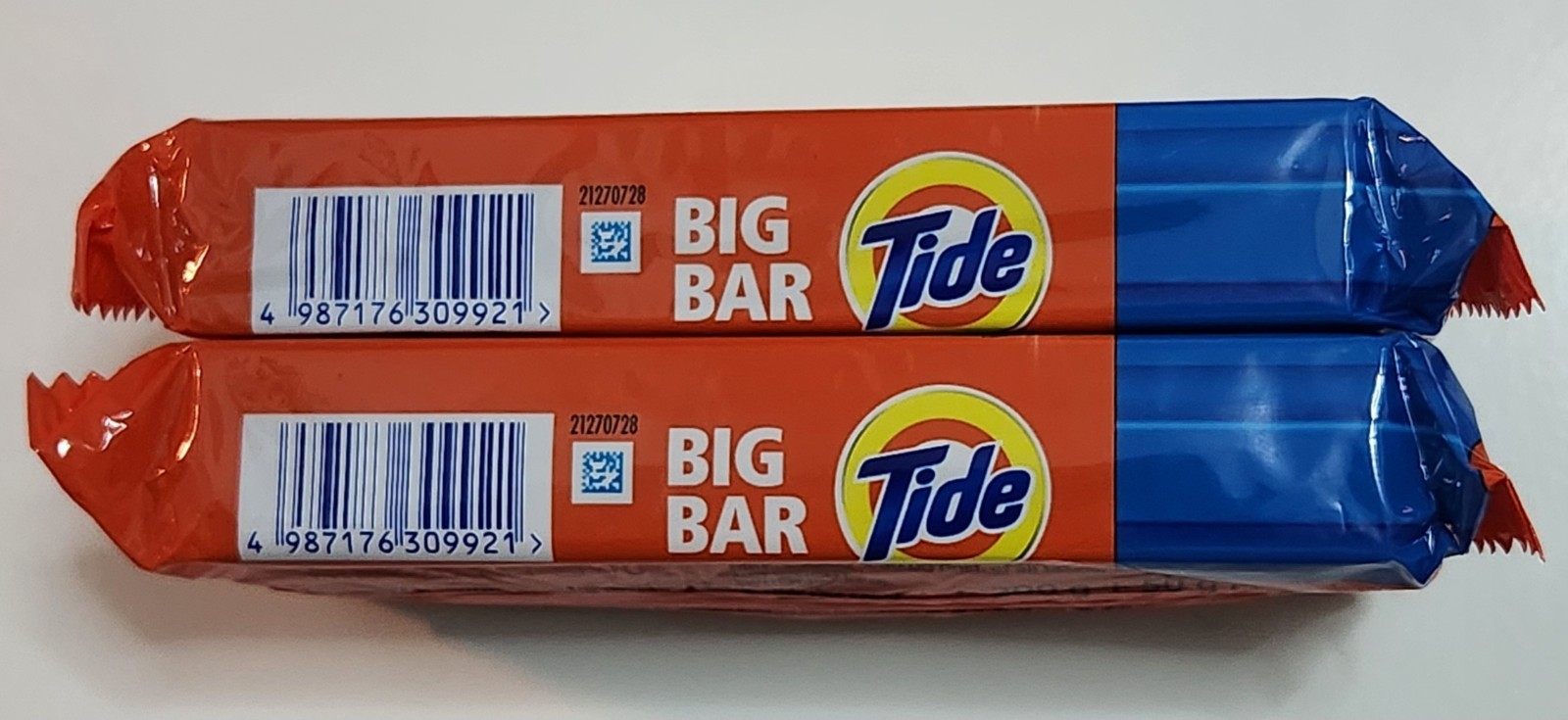 TIDE BLUE BAR DETERGENT BAR SOAP / BIG BAR / 250g / LEMON SCENT / LOT OF TWO gallery