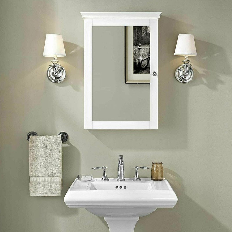 Wall Mount Bathroom Cabinet Storage Medicine Cabinet Kitchen Laundry Cupboard gallery