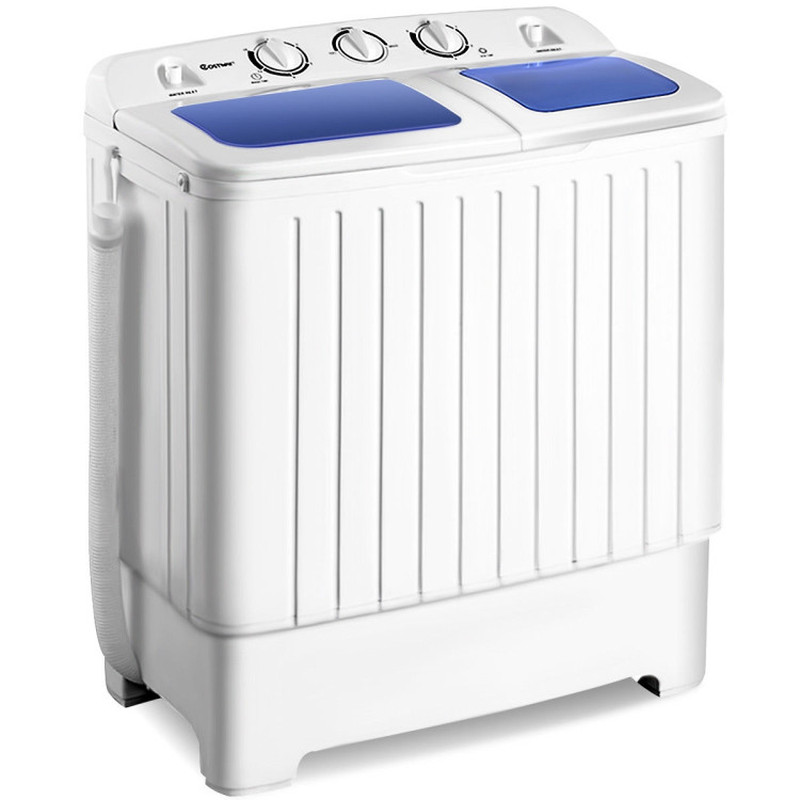20 Lbs Compact Twin Tub Washing Machine for Home Use gallery