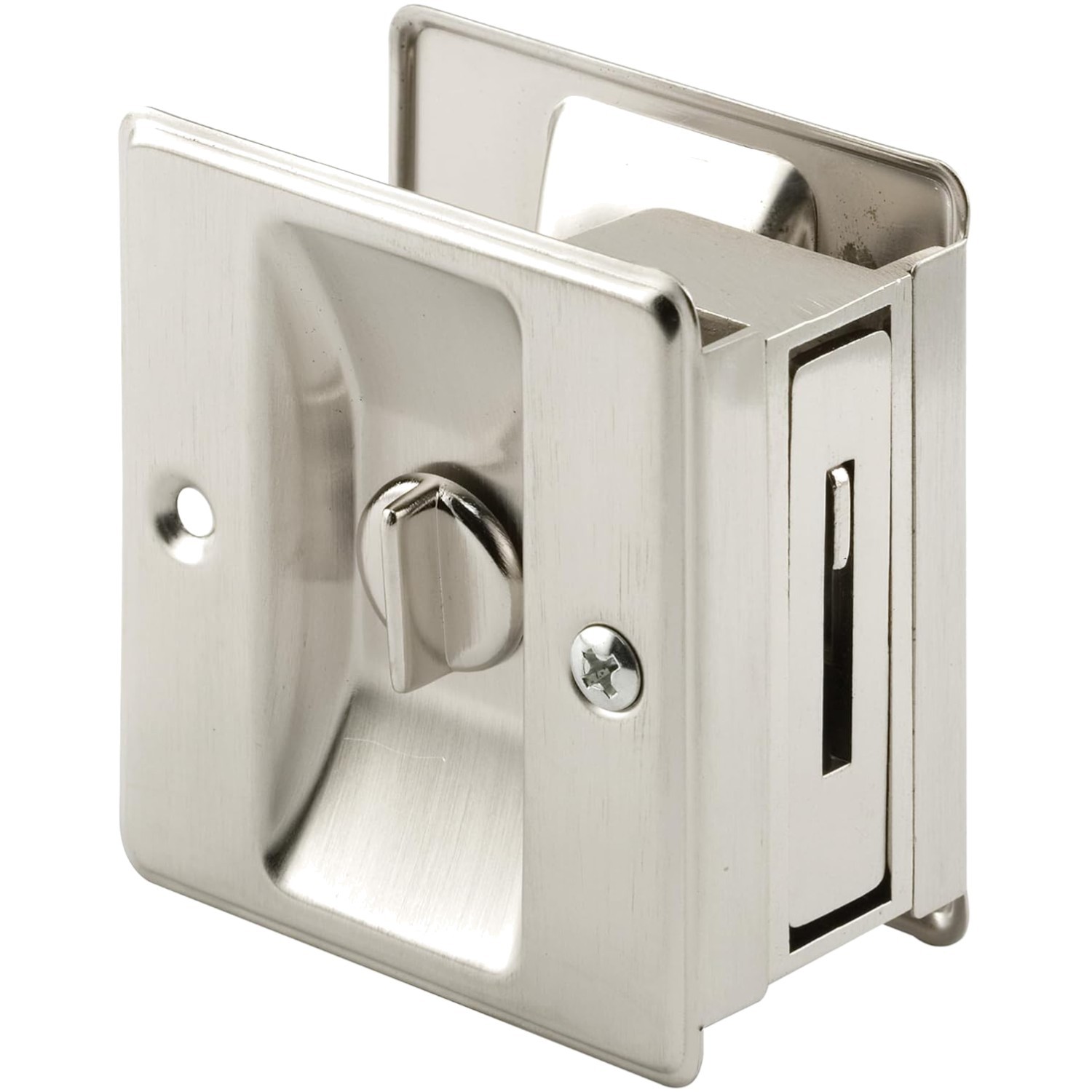 Quick & Easy Installation N 7239 Pocket Door Privacy Lock - Perfect for Upgrades gallery
