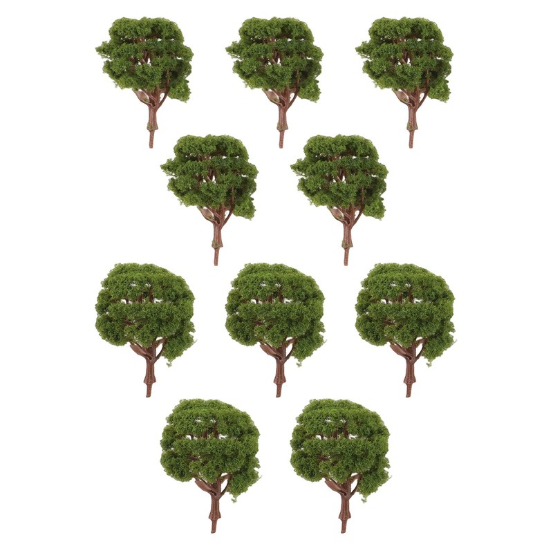 10* - 8cm/10cm Train Railway Model Trees Scenery Diorama Layout Artificial Tree gallery