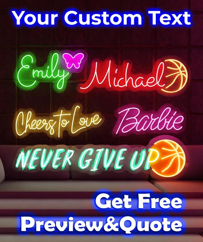 Custom Personalized Neon LED Light Sign Party Wedding Beer Bar Room Wall Decor gallery