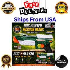 Bug Slayer Salt Blaster Bug Killer Fly Stopper Pistol Gun with Safety