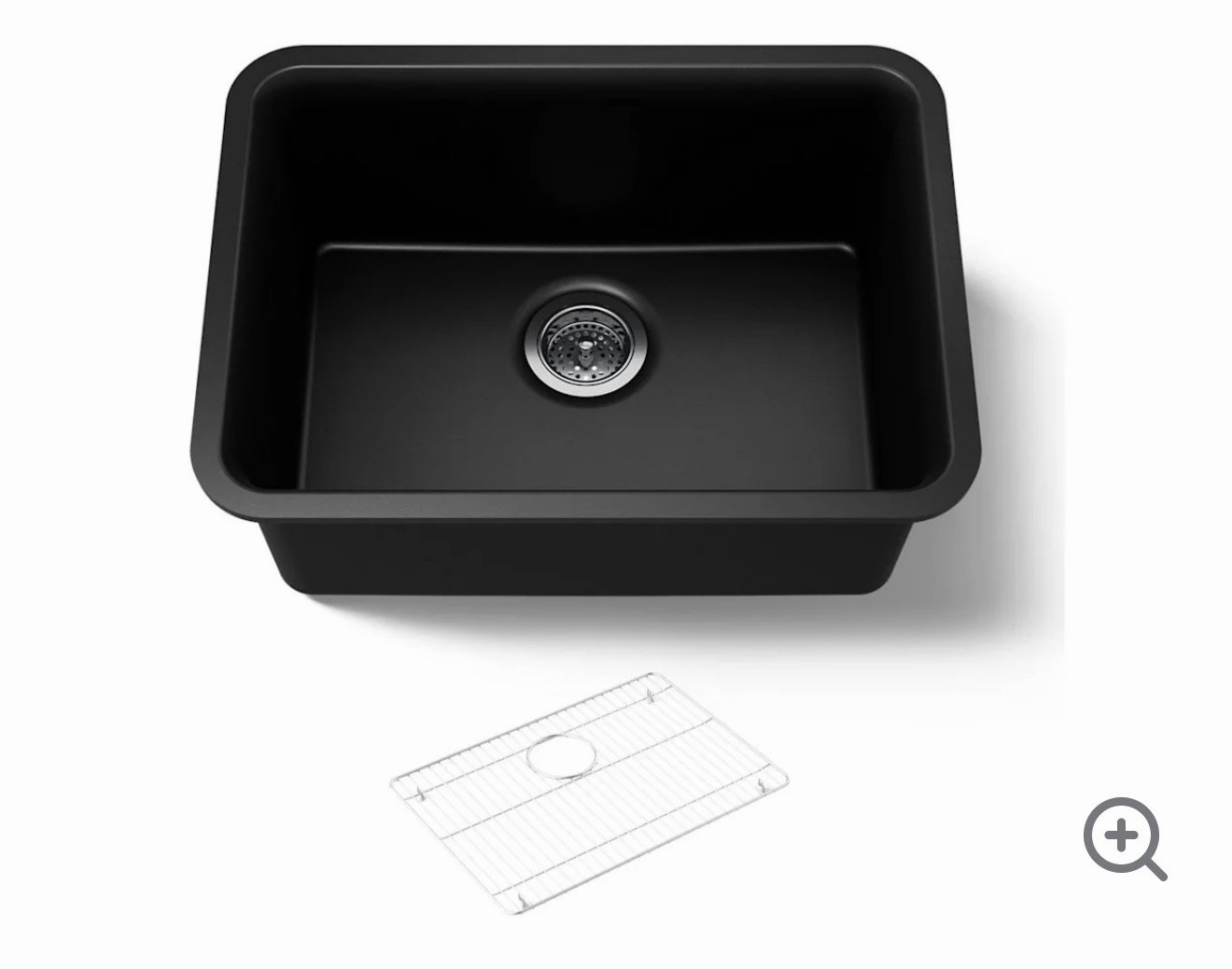 Kohler Cairn 24-1/2" Undermount Single Bowl Neoroc Composite Kitchen Sink NEW gallery