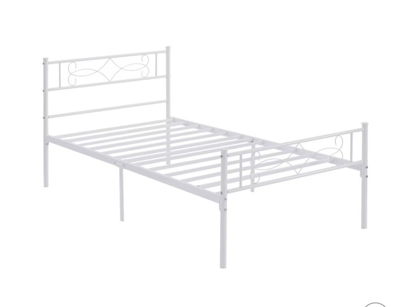 VECELO Modern Bed Frame Metal Platform Bed with Headboard & Footboard gallery