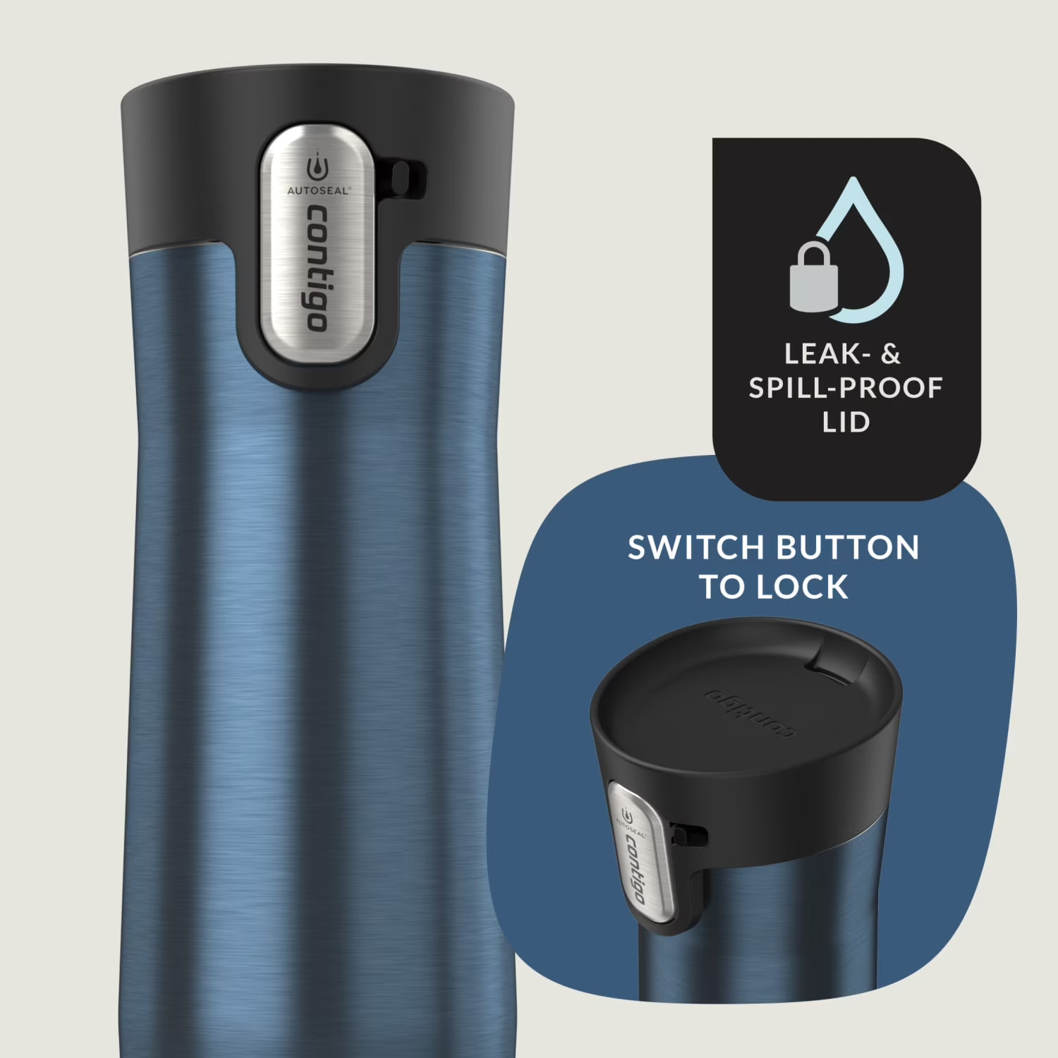 Contigo AUTOSEAL West Loop Vacuum-Insulated Stainless Steel Travel Mug with Easy gallery