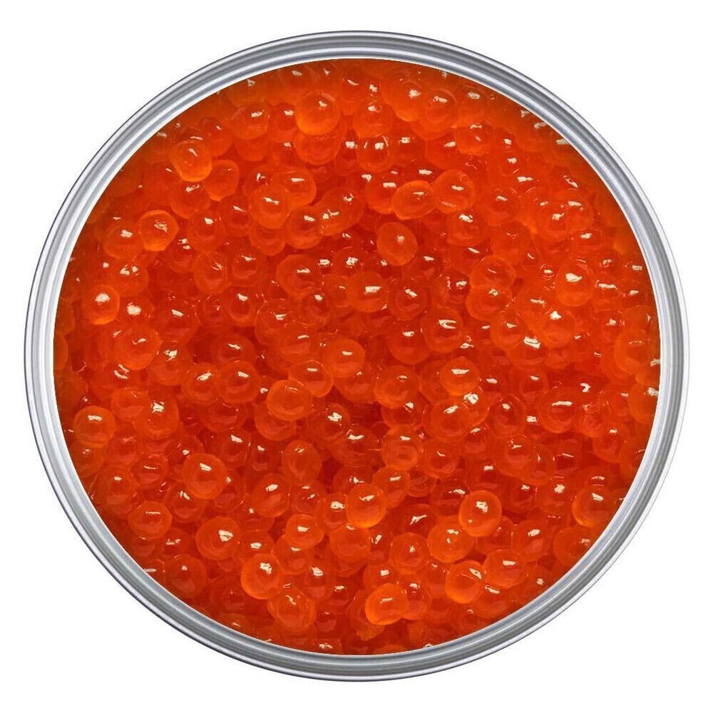 Alaskan Red Salmon Caviar Salmon Roe Lightly Salted Caviar 1 Lbs x Set of 2 gallery