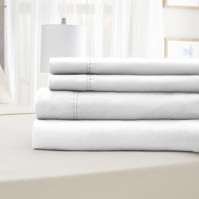 SERTA COOL & CLEAN 4-PC. FULL SIZE Microfiber Sheet Set W/ Antimicrobial - NEW! gallery