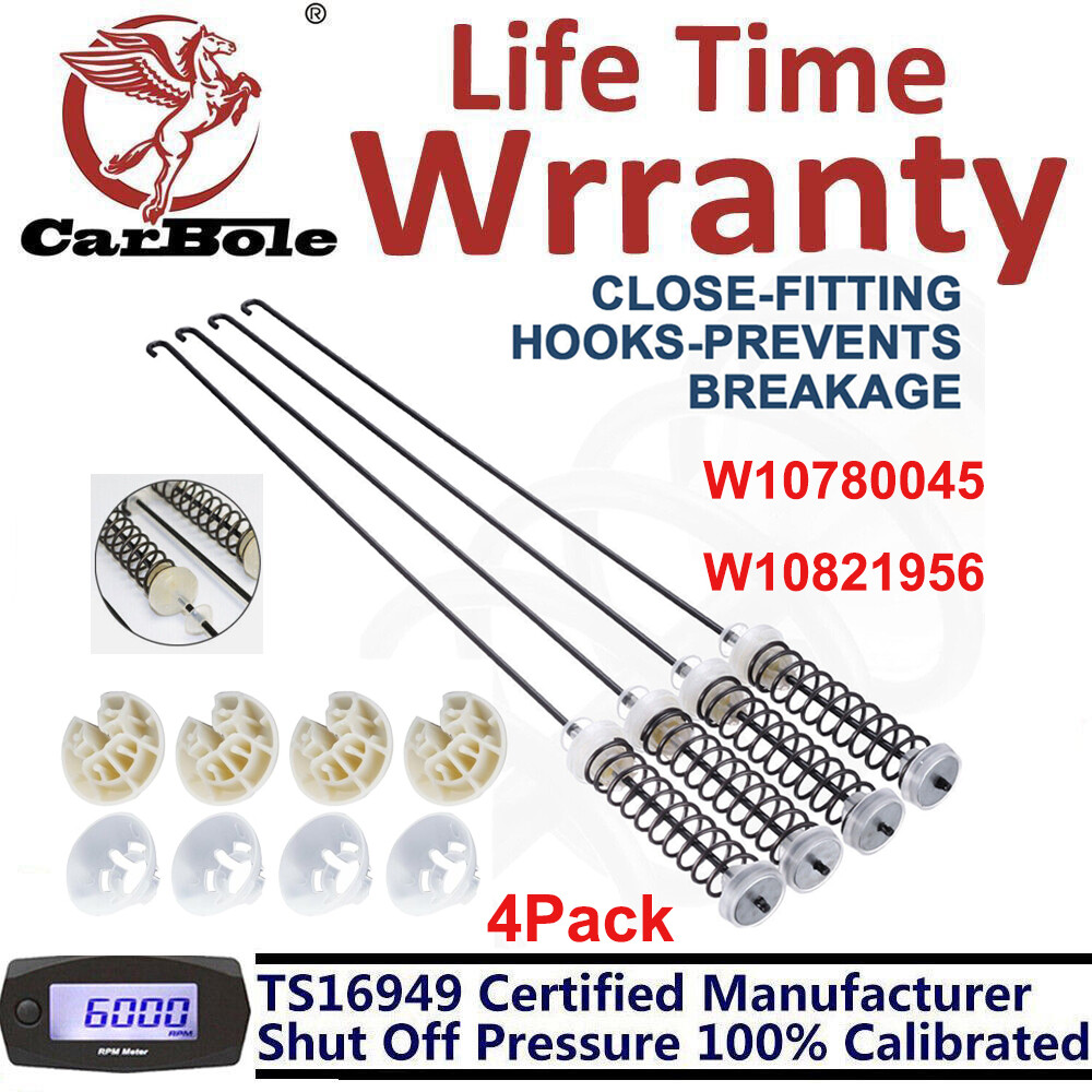 4pcs Washer Suspension Rod Kit For WTW4800BQ0 WTW4810BQ0 WTW4810BQ1 gallery