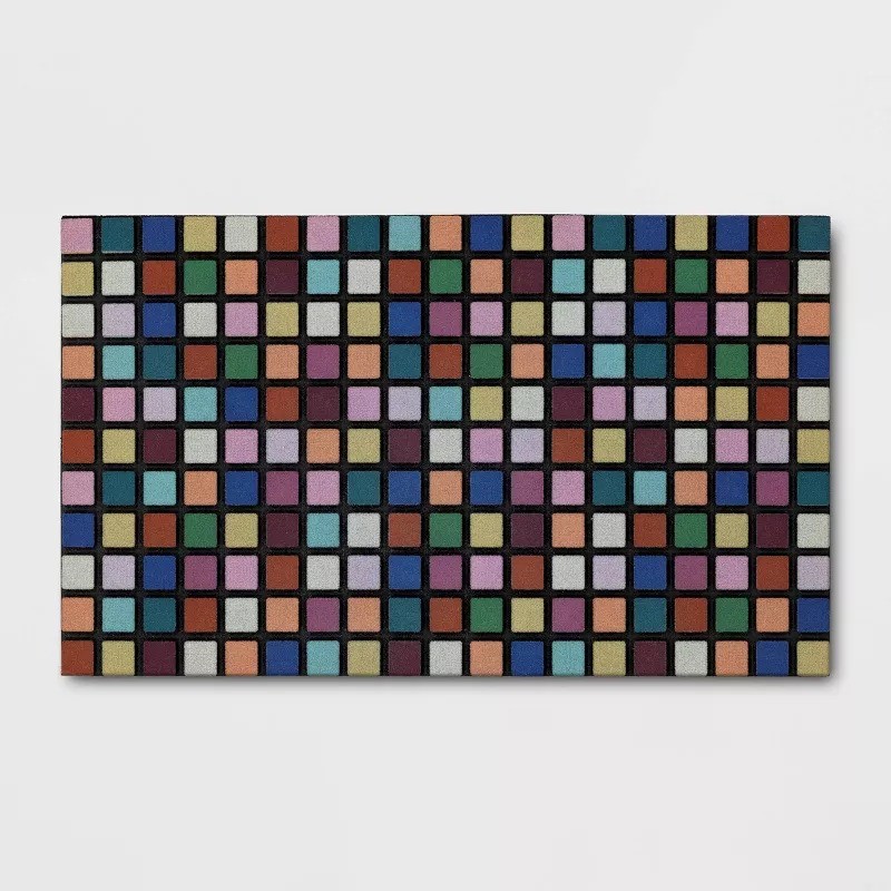 1'6"x2'6" Recycled Rubber Blocks Indoor/Outdoor Doormat : Skid-Resistant1 gallery