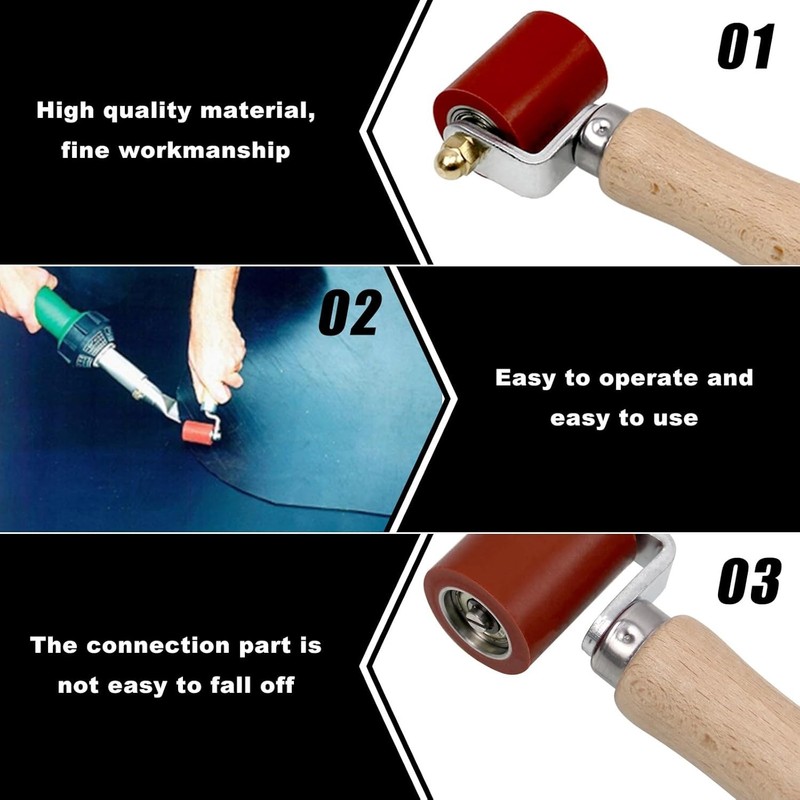 Seam Roller,House Paint Rollers, Smoothing Seam Roller Tool for PVC/TPO/EPDM Woo gallery