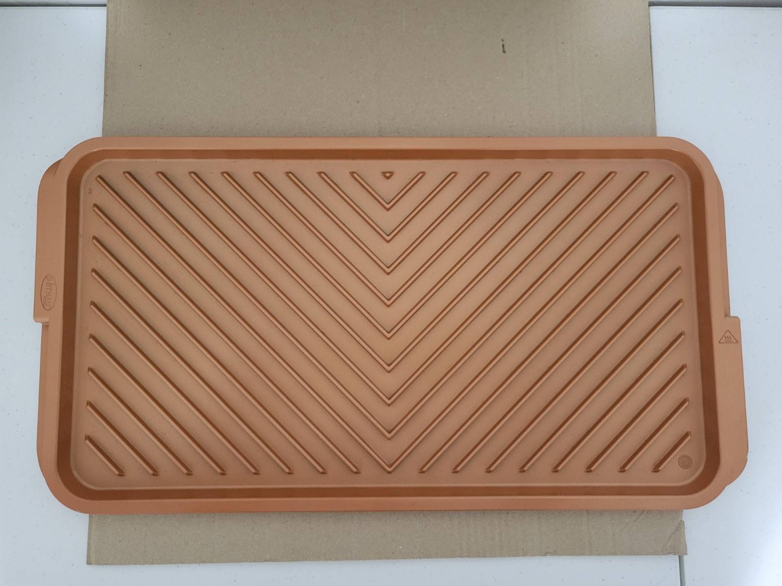 XL Reversible Grill Griddle Stovetop Pan Gotham Steel ~ NEW Open Box Never Used. gallery