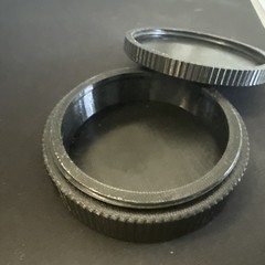 snus container black durable petg