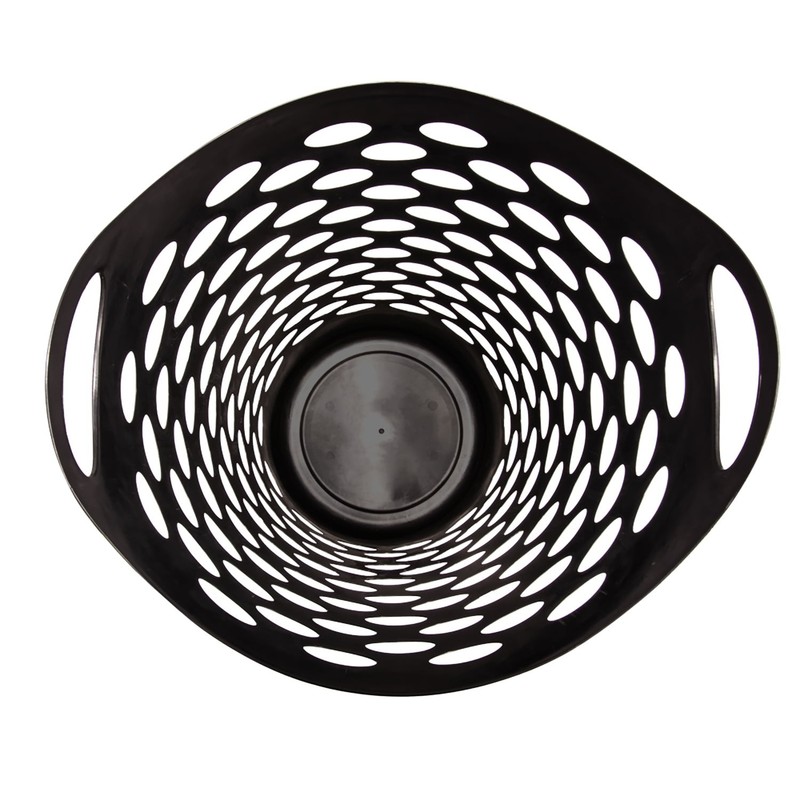 Mainstays Flex Carrying Handles Laundry Hamper, Black gallery
