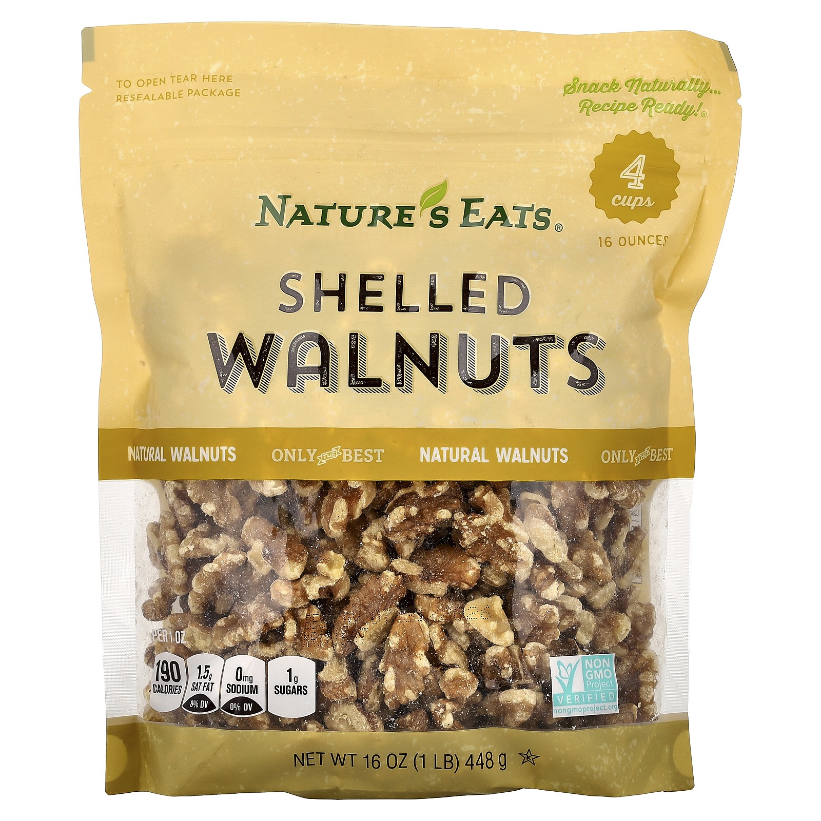 Shelled Walnuts, 16 oz (448 g) gallery