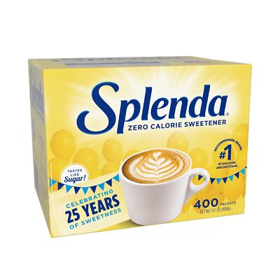 Splenda No Calorie Sweetener Packets 400 Count Sugar Substitute Made in USA gallery