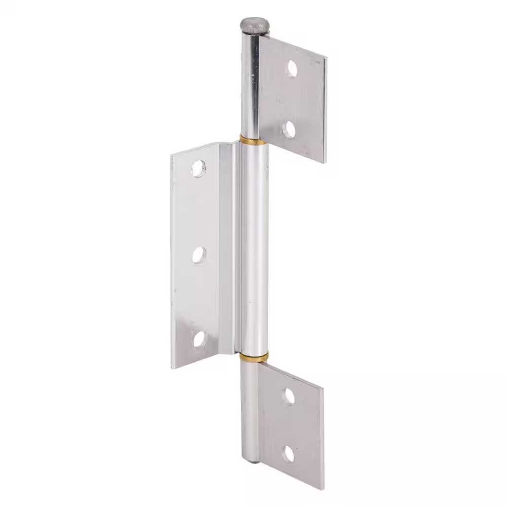Screen Door Hinge, 1/8 In. Offset Center Leaf, Aluminum Finish gallery