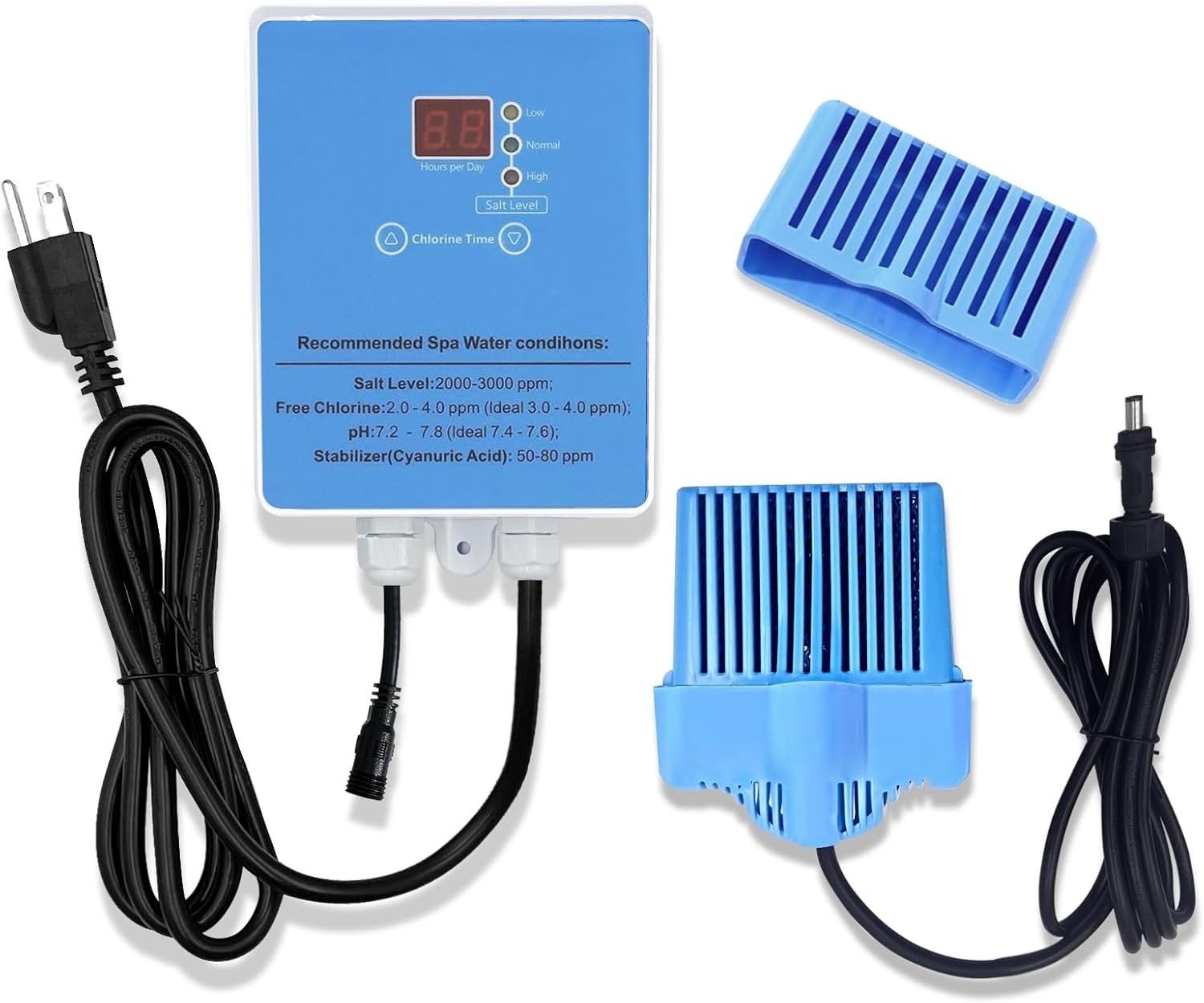 Drop In Salt System Chlorine Generator for Swim Spa Hot Tub Up to 2000 Gal gallery