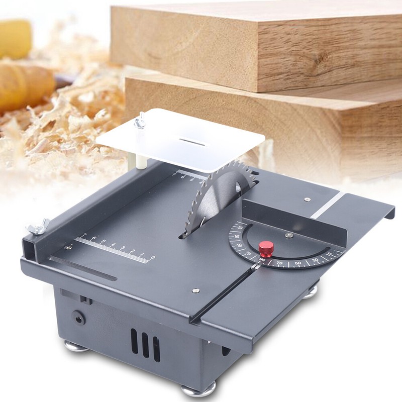 Mini Table Saw Electric Precision Bench Saw Small Woodworking Cutting Tool DIY gallery